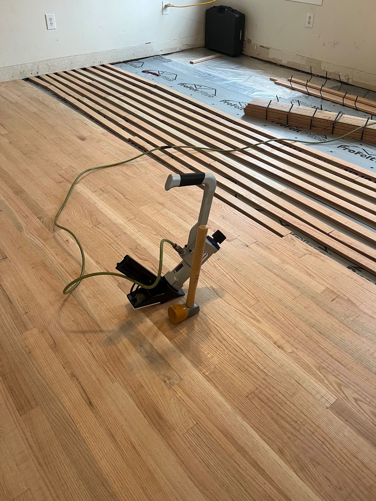 Installing new hardwood floors