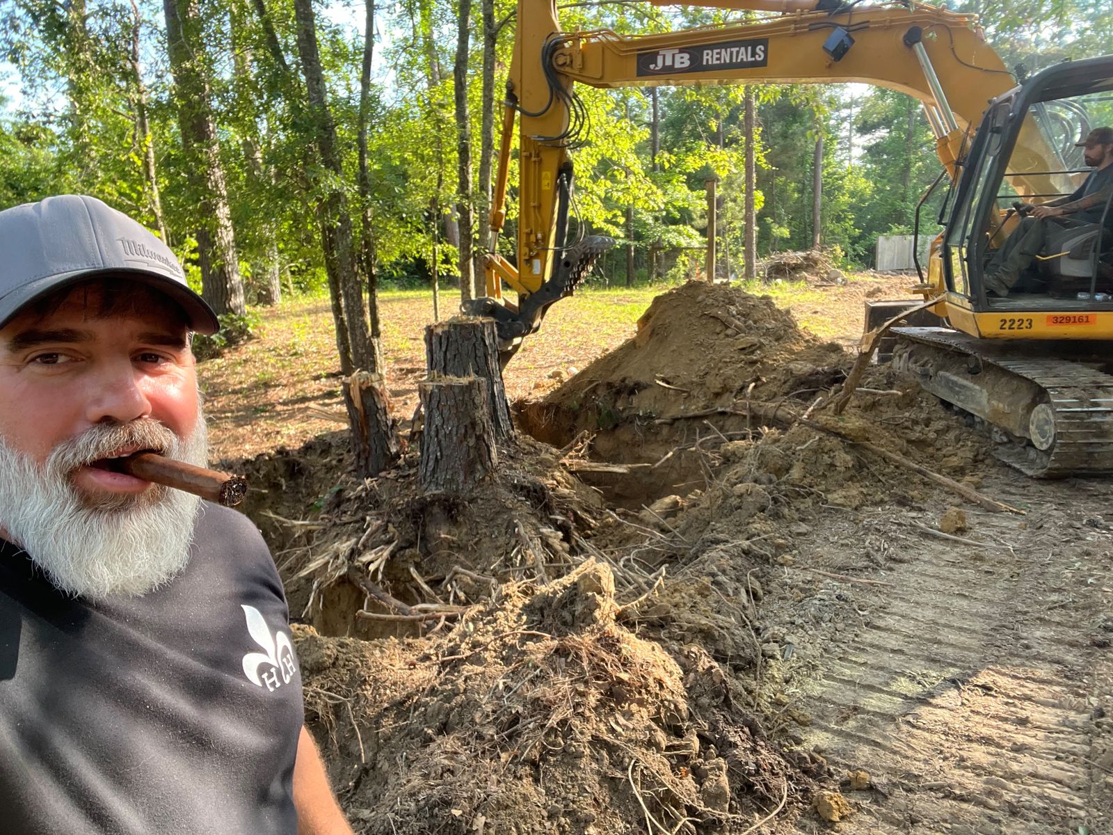 Clearing the lot for a new build