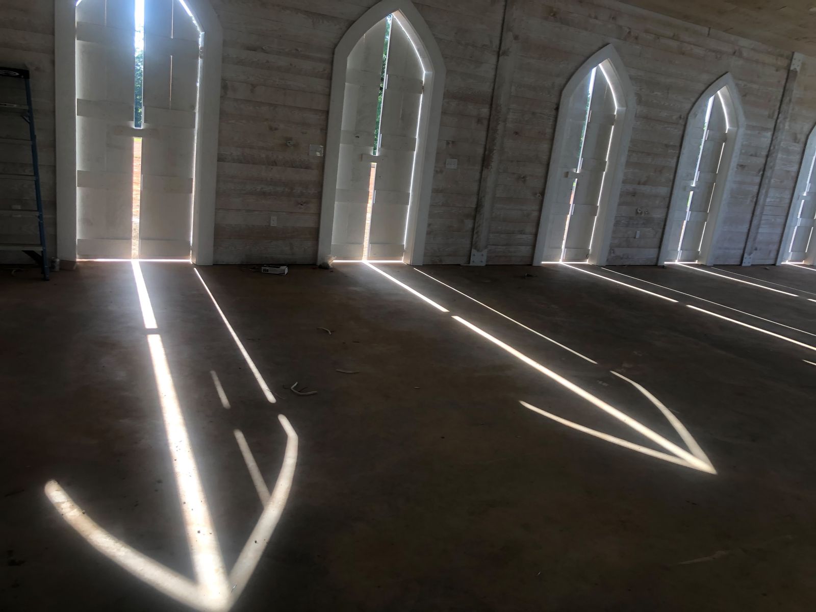 Light through the chapel windows