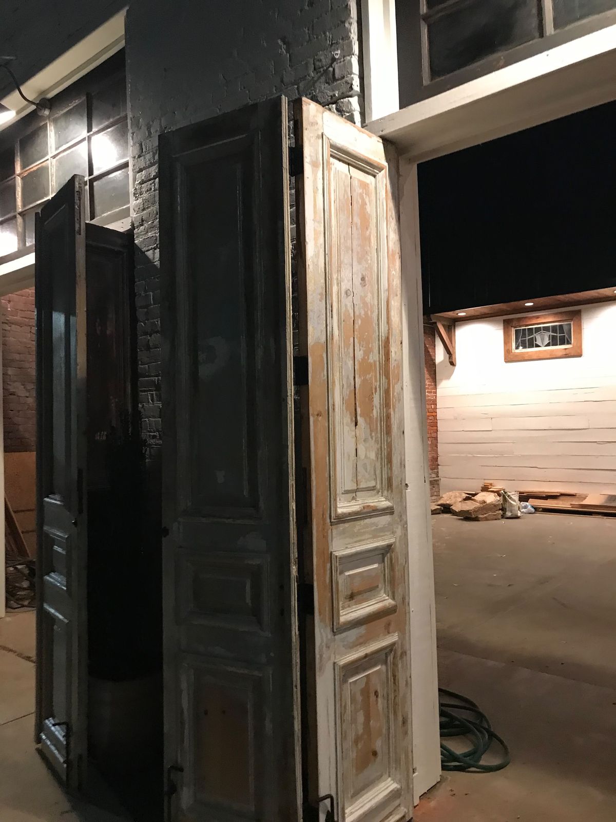 Antique doors ready to hang