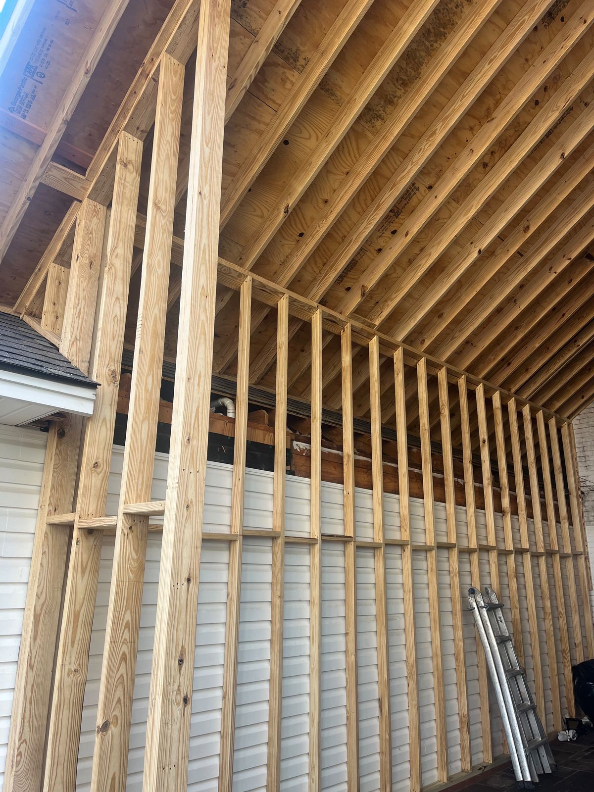 Tall wall framing