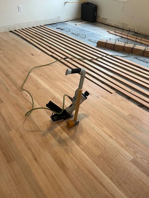 Installing new hardwood floors