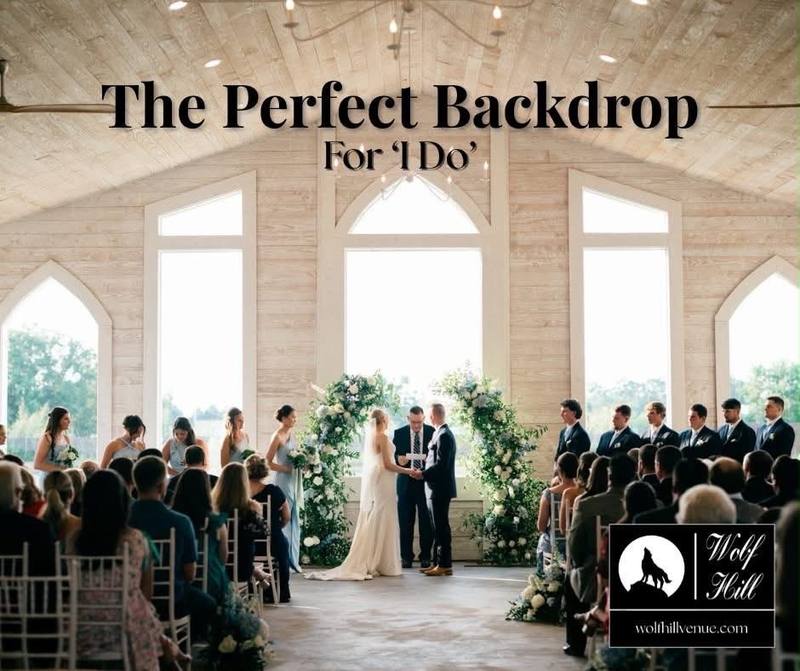 The perfect backdrop for 'I do'