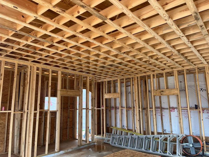 Interior framing for a commercial build-out